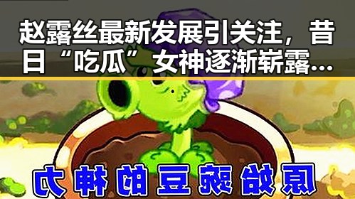 赵露丝最新发展引关注，昔日“吃瓜”女神逐渐崭露头角
